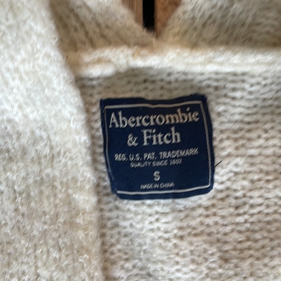 Abercrombie cream open cardigan - Picture 2 of 2
